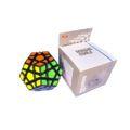 Cubo Mágico Megaminx Preto adesivado (YJ8374)